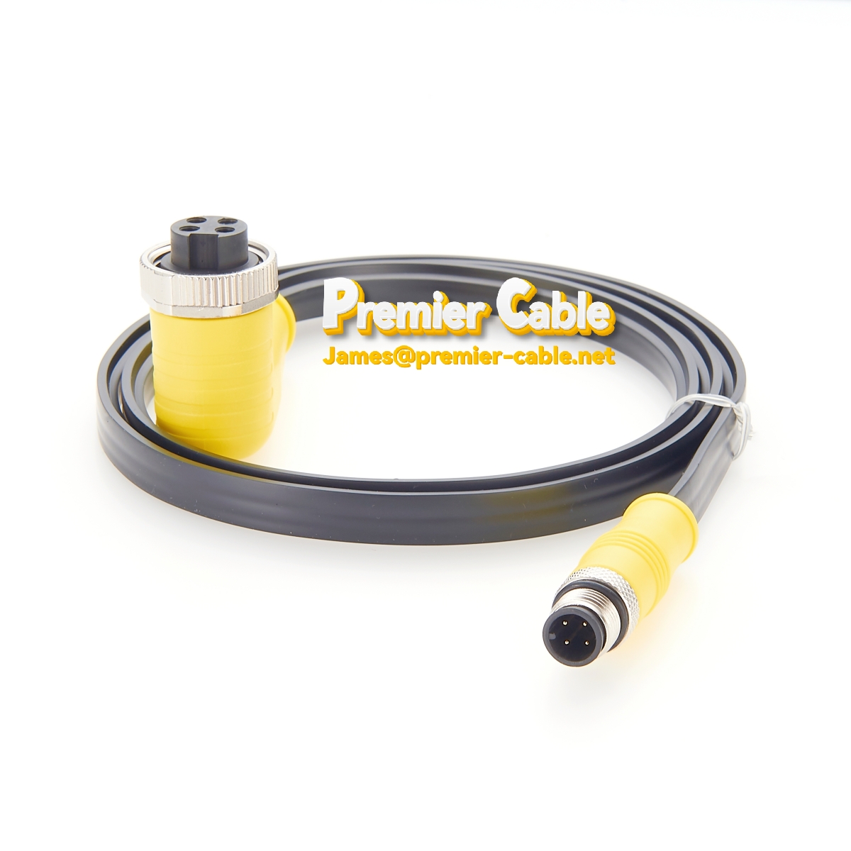 ASI Flexible Actuator Sensor Interface Bus Cable M12 7/8"-16UN    